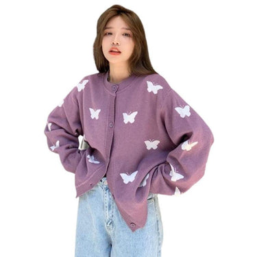 Butterfly Print Cardigan: Casual Women's Cardigan Great for all seasons, cute, smart and casual. from NSE Imports #2.